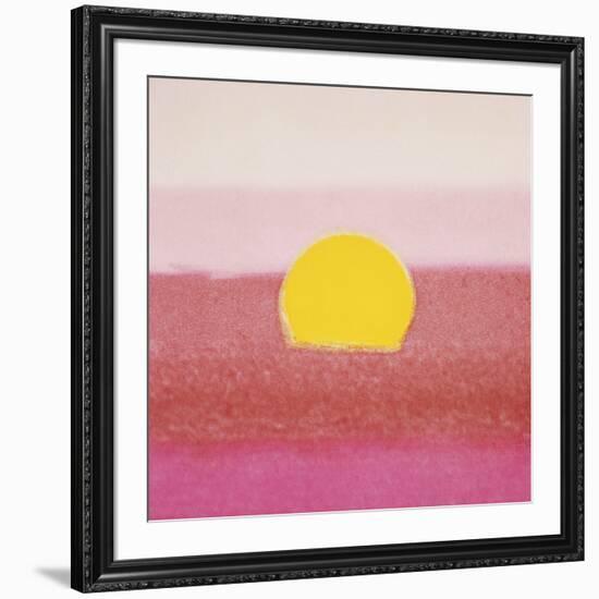 Sunset, 1972 (pink)-Andy Warhol-Framed Art Print