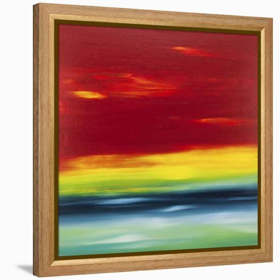 Sunset 1-Hilary Winfield-Framed Premier Image Canvas