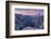 Sunset above Yosemite Valley and Half Dome, viewed from Glacier Point, Yosemite, California, USA. S-Adam Burton-Framed Photographic Print