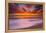 Sunset Abstract from Tamarack Beach in Carlsbad, Ca-Andrew Shoemaker-Framed Premier Image Canvas