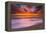 Sunset Abstract from Tamarack Beach in Carlsbad, Ca-Andrew Shoemaker-Framed Premier Image Canvas