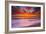 Sunset Abstract from Tamarack Beach in Carlsbad, Ca-Andrew Shoemaker-Framed Photographic Print