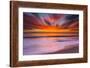 Sunset Abstract from Tamarack Beach in Carlsbad, Ca-Andrew Shoemaker-Framed Photographic Print