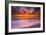 Sunset Abstract from Tamarack Beach in Carlsbad, Ca-Andrew Shoemaker-Framed Photographic Print