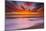 Sunset Abstract from Tamarack Beach in Carlsbad, Ca-Andrew Shoemaker-Mounted Photographic Print