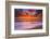 Sunset Abstract from Tamarack Beach in Carlsbad, Ca-Andrew Shoemaker-Framed Photographic Print