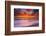 Sunset Abstract from Tamarack Beach in Carlsbad, Ca-Andrew Shoemaker-Framed Photographic Print