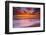 Sunset Abstract from Tamarack Beach in Carlsbad, Ca-Andrew Shoemaker-Framed Photographic Print