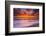 Sunset Abstract from Tamarack Beach in Carlsbad, Ca-Andrew Shoemaker-Framed Photographic Print