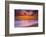 Sunset Abstract from Tamarack Beach in Carlsbad, Ca-Andrew Shoemaker-Framed Photographic Print