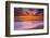 Sunset Abstract from Tamarack Beach in Carlsbad, Ca-Andrew Shoemaker-Framed Premium Photographic Print