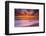 Sunset Abstract from Tamarack Beach in Carlsbad, Ca-Andrew Shoemaker-Framed Premium Photographic Print