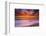 Sunset Abstract from Tamarack Beach in Carlsbad, Ca-Andrew Shoemaker-Framed Premium Photographic Print