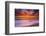 Sunset Abstract from Tamarack Beach in Carlsbad, Ca-Andrew Shoemaker-Framed Premium Photographic Print