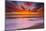 Sunset Abstract from Tamarack Beach in Carlsbad, Ca-Andrew Shoemaker-Mounted Premium Photographic Print