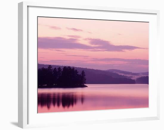 Sunset, Adirondack Lake, NY-Rudi Von Briel-Framed Photographic Print