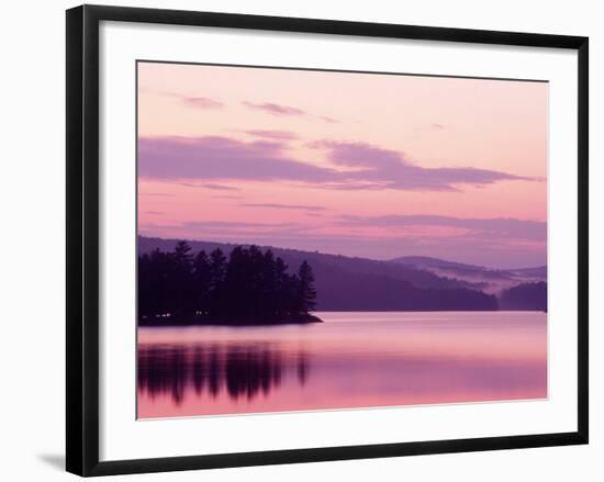 Sunset, Adirondack Lake, NY-Rudi Von Briel-Framed Photographic Print