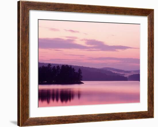 Sunset, Adirondack Lake, NY-Rudi Von Briel-Framed Photographic Print