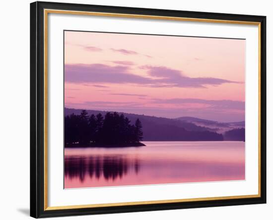 Sunset, Adirondack Lake, NY-Rudi Von Briel-Framed Photographic Print