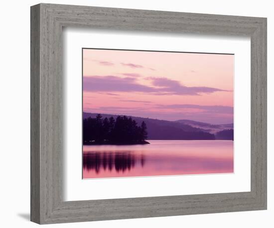 Sunset, Adirondack Lake, NY-Rudi Von Briel-Framed Photographic Print