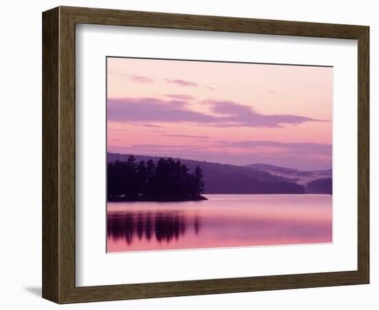 Sunset, Adirondack Lake, NY-Rudi Von Briel-Framed Photographic Print