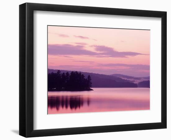 Sunset, Adirondack Lake, NY-Rudi Von Briel-Framed Photographic Print