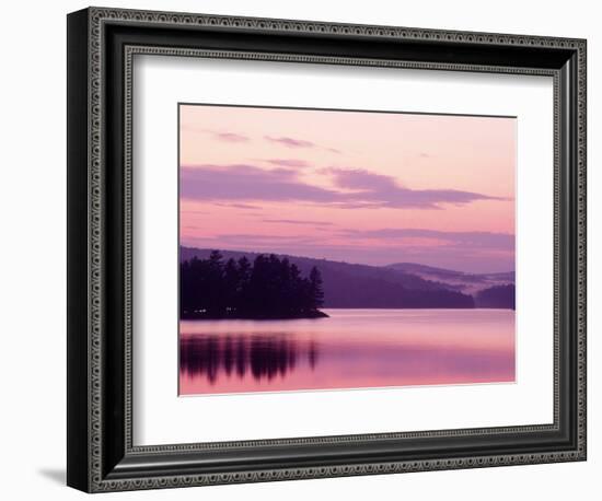 Sunset, Adirondack Lake, NY-Rudi Von Briel-Framed Photographic Print