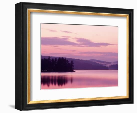 Sunset, Adirondack Lake, NY-Rudi Von Briel-Framed Photographic Print