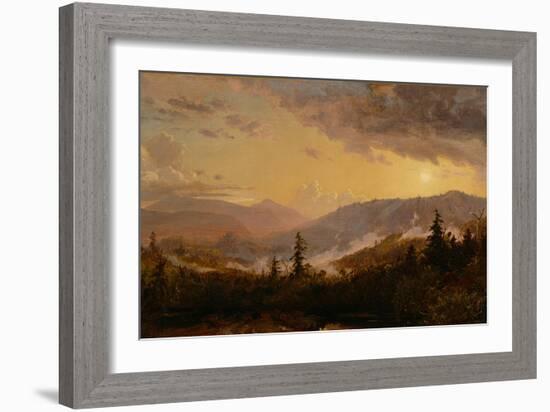 Sunset after a Storm in the Catskill Mountains, c.1860-Jasper Francis Cropsey-Framed Giclee Print