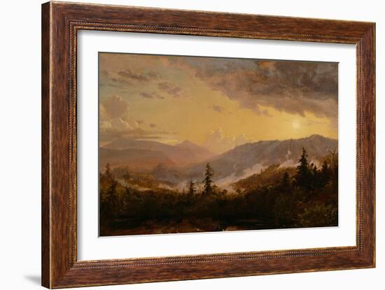 Sunset after a Storm in the Catskill Mountains, c.1860-Jasper Francis Cropsey-Framed Giclee Print