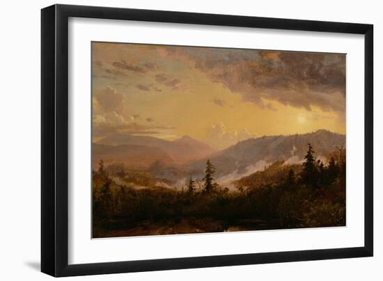 Sunset after a Storm in the Catskill Mountains, c.1860-Jasper Francis Cropsey-Framed Giclee Print