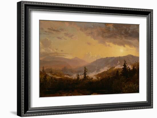 Sunset after a Storm in the Catskill Mountains, c.1860-Jasper Francis Cropsey-Framed Giclee Print