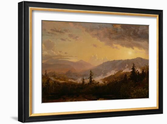 Sunset after a Storm in the Catskill Mountains, c.1860-Jasper Francis Cropsey-Framed Giclee Print