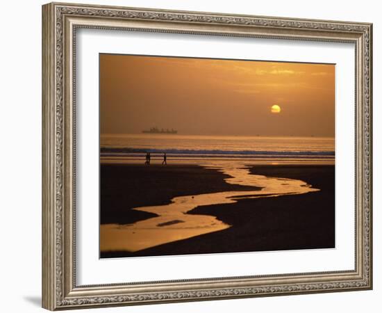 Sunset, Agadir Beach, Agadir, Morocco, North Africa, Africa-Robert Francis-Framed Photographic Print