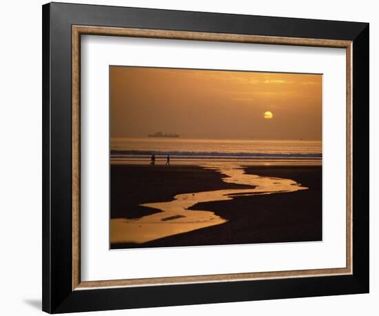 Sunset, Agadir Beach, Agadir, Morocco, North Africa, Africa-Robert Francis-Framed Photographic Print