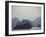 Sunset Against Limestone Grotto Islands, Halong Bay, Vietnam, Indochina, Southeast Asia-Alison Wright-Framed Photographic Print