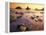 Sunset along Crescent Beach, California, USA-Darrell Gulin-Framed Premier Image Canvas