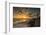 Sunset Along Tamarack Beach in Carlsbad, Ca-Andrew Shoemaker-Framed Photographic Print