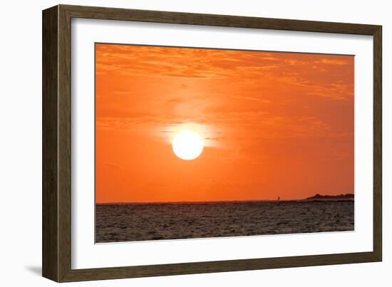 Sunset, Anakao, southern Madagascar, Africa-Christian Kober-Framed Photographic Print