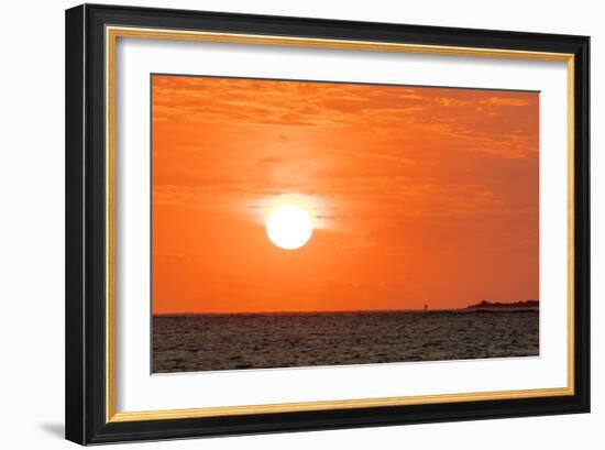 Sunset, Anakao, southern Madagascar, Africa-Christian Kober-Framed Photographic Print