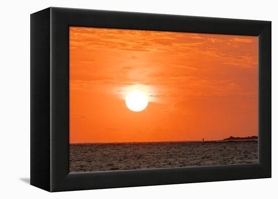 Sunset, Anakao, southern Madagascar, Africa-Christian Kober-Framed Premier Image Canvas