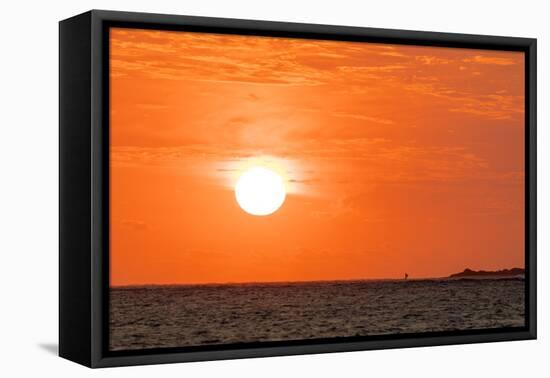 Sunset, Anakao, southern Madagascar, Africa-Christian Kober-Framed Premier Image Canvas