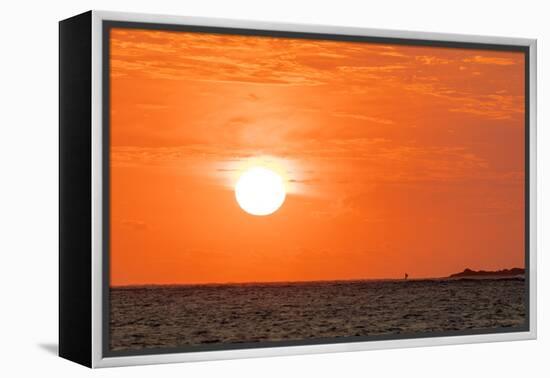 Sunset, Anakao, southern Madagascar, Africa-Christian Kober-Framed Premier Image Canvas