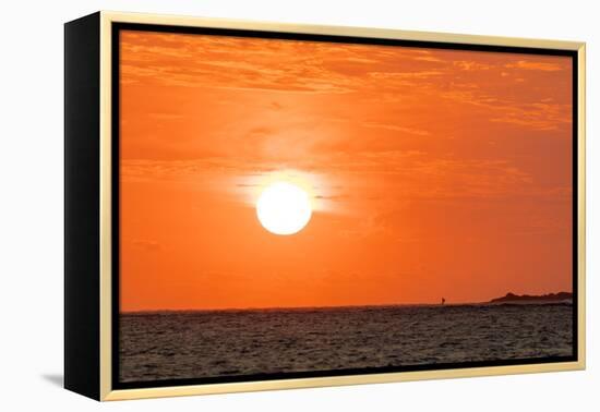 Sunset, Anakao, southern Madagascar, Africa-Christian Kober-Framed Premier Image Canvas