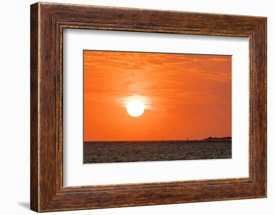 Sunset, Anakao, southern Madagascar, Africa-Christian Kober-Framed Photographic Print