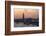 Sunset and Boats Along the Grand Canal Venice, Italy-Darrell Gulin-Framed Photographic Print