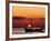 Sunset and Fishing Boats, Isla Mujeres, Mexico-Chris Rogers-Framed Photographic Print