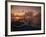 Sunset and Jet Skis, Cancun, Mexico-Walter Bibikow-Framed Photographic Print