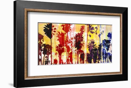 Sunset and Palms 1-Sven Pfrommer-Framed Art Print