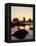 Sunset and Seastacks, Bandon Beach, Oregon, USA-Darrell Gulin-Framed Premier Image Canvas
